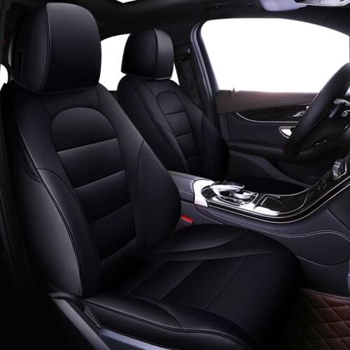 ZHOUSHENGLEE Custom Car Seat Covers for Cadillac SRX ESCALADE ATS SLS CTS XTS CT6 XT5 XT4 Automobiles Seat Covers car accessorie