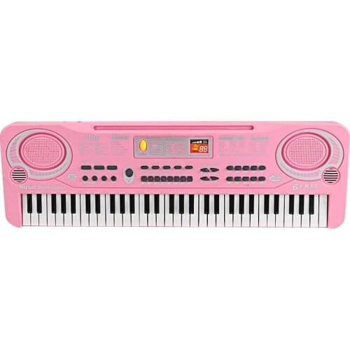 61 Keys Electronic Organ USB Digital Keyboard Piano Musical Instrument Kids Toy with Microphone electric piano for children kids