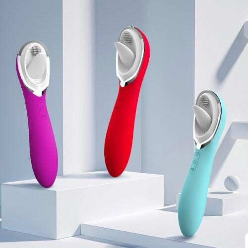 G-Spot Tongue Licking Clitoral Vibrator Clit Tickler Sex Toy for Women 10 Pattern Vibrating Vaginal Massage Adult Orgasm Product