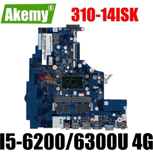 For Lenovo Ideapad 310-14ISK 510-14ISK Laptop Motherboard CPU:I5-6200/6300U RAM:4G UAM NM-A752 mainboard 100% fully tested