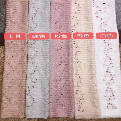 Spring Summer New Mesh at the End of an Embroidery Fabric Womens Clothing Childrens Clothing Dress Wedding Dress