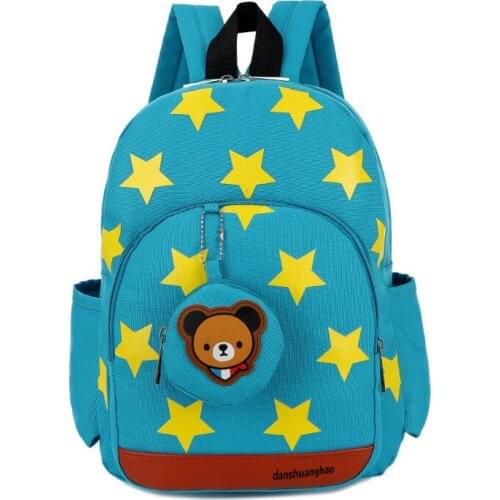 New Kids Backpacks Cute Cartoon Printed School Bags for Kindergarten Girls Boys Children Double Shoulder Large Capacity Bags