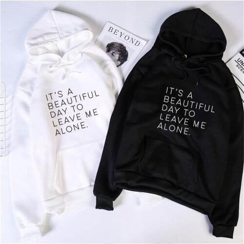 Autumn Winter Coat Sweet Hooded Print Letter Harajuku Loose Pocket Hoodies Womens Pullover Pockets Female Sweatshirt Casual Coat