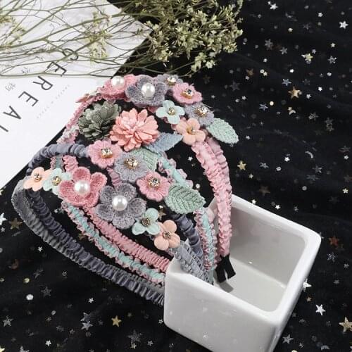 Colorful childrens schoolgirls and middle school childrens hairpin hairband cute baby anti-skid headband little girl hair head