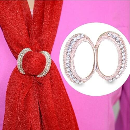 New product Scarf Clip Straight Brooches For Women,high quality crystal decoration,exclusive design,shawls accessories