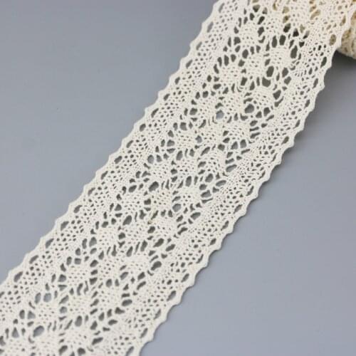 5 meters/lot) 50mm Silk Net Lace Fabric Ribbons Trim DIY Sewing Handmade Craft Materials