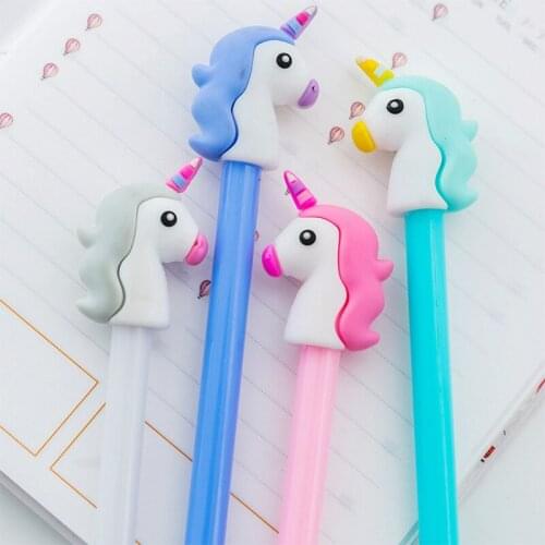 1pcs Sell Unicorn Ballpoint Pens Student Ball Point Pen School Office Supplies Learning Stationery Wholesale