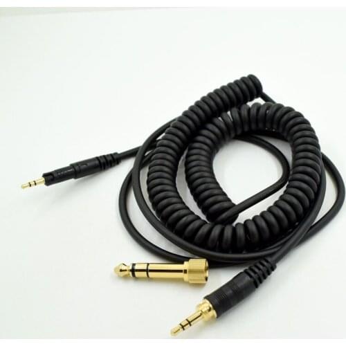 1pcs Replacement Audio Cable for Audio-Technica ATH M50X M40X Headphones Black 23 AugT2
