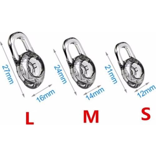 3 Pcs Soft Silicone Replacement Earbuds Eartips Ear Tips Buds Gel for Plantronics Explorer 500 Wireless Earphones Headset