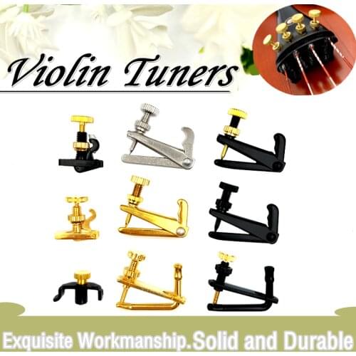 5pcs Violin part, ebony violin tailpieces 4/4,with finetures,tail gut