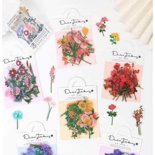 40 Pcs/Pack Plant Sealing Sticker Label，School or DIY Adhesive Stationery Supplies for Scrapbook, Journal, Planner，Plant Decor