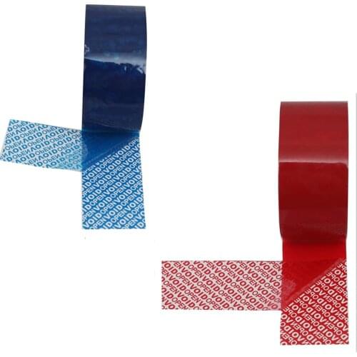 48mm*50m Tamper Evident Tape Anti-Counterfeit Label Plastic Security Seal Warning Tear Tapes VOID OPEN
