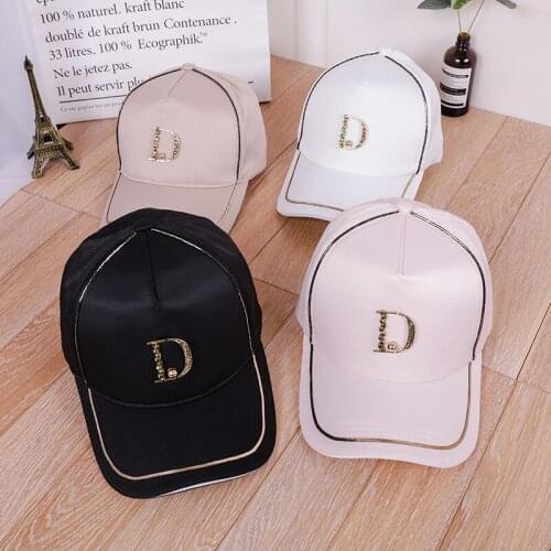 Adult adjustable fitted cap Summer Women girl elegant breatable snapback hats Hot cotton embroidery baseball cap gorras