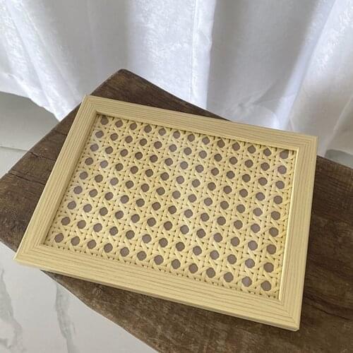 Square Fruit Plate Wedding Tray Wooden ​Storage 15x15/20CM For Home Holiday