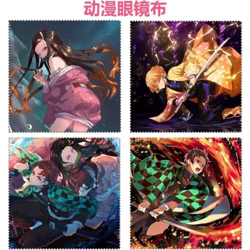 15cm Japan Anime Kimetsu No Yaiba Demon Slayer Props Kamado Tanjirou Kamado Nezuko Handkerchief