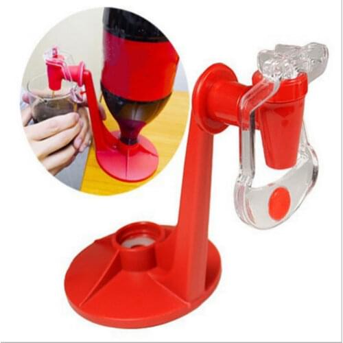 New Novelty Saver Soda Dispenser Bottle Coke Upside Down Drinking Water Dispense Machine Switch For Gadget Party Home Bar