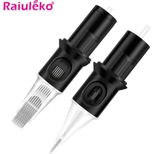 10/5pcs Disposable Semi-Permanent Tattoo Cartridge Needles Makeup Eyebrow Tattoo Pen Machine Supply RM/RS/3RL/5RL/7RL/9RL/11RL