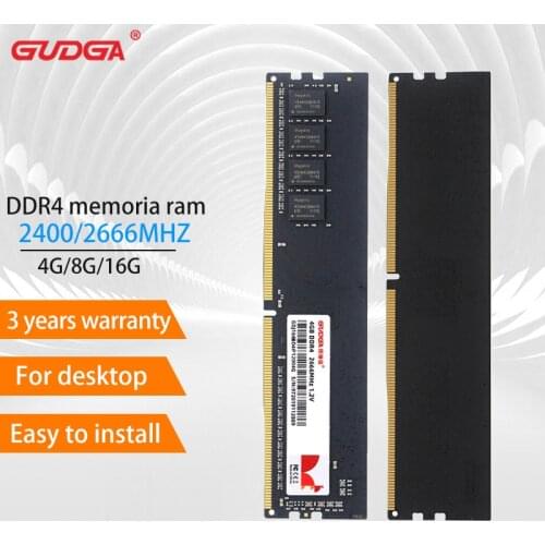 GUDGA Memory Ram ddr4 16gb memoria ram Dimm ddr4 8GB 2666mhz 1.2v RAM for Desktop Computer Memoria RAM 1.2V 288Pin Desktop RAM