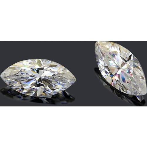 Wholesale Size 2x4~7x14mm White D Color VVS1 GH IJ color moissanites Marquise cut shape Loose stone With Certificate