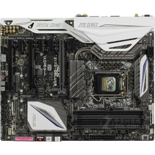 Original motherboard for for ASUS Z170-DELUXE LGA 1151 DDR4 I3 I5 I7 USB3.0 USB3.1 64GB desktop motherboard free shipping