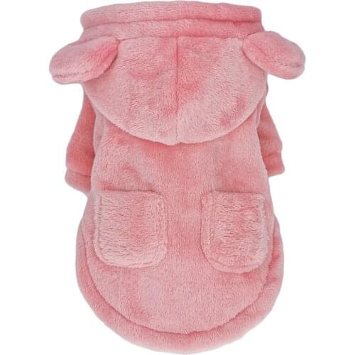 Hooded Dog Coat Hoodies Winter Pet Clothes Puppy Small Dog Clothing Outfit Garment Yorkshire Pomeranian Poodle Schnauzer Costume