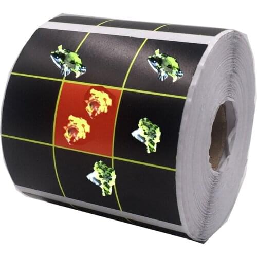 Splatter reactive Tic-Tac-Toe Targets-Diameter 7.5cm/3" Adhesive "Stick & Splatter" Reactive Shooting Targets for Gun, Rifle