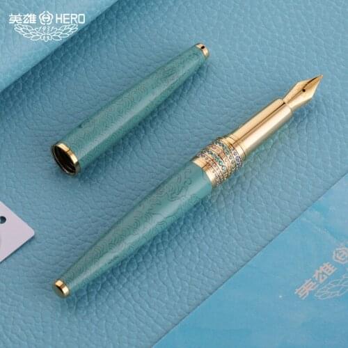 HERO HS208 Womens Business Calligraphy Fountain Pen Exquisite Gift For Ladies 0.5mm