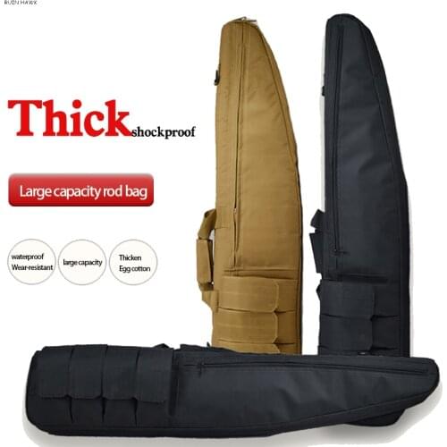 Military Rifle Backpack 98CM / 118CM Tactical Hunting Gun Bag Outdoor Paintball CS Air Gun Case Heavy Duty Gun Bag With Cushion