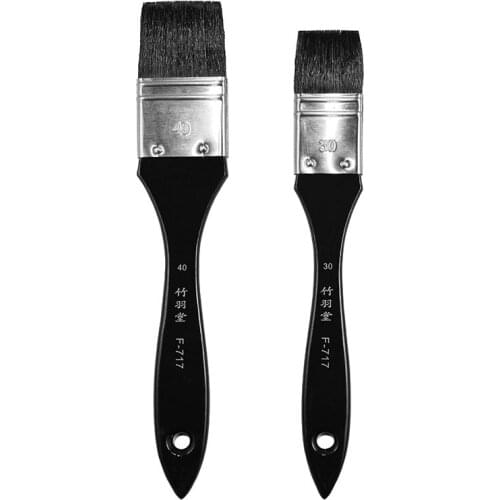 High Quality Big Squirrel Hair Wooden Handle Metal Ferrule Watercolor Art Paint-Brushes 1PC Shading paving brush ZYTANG F-717