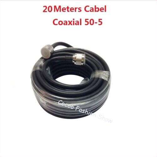 20m 50-5 Coaxial Cable 50ohm for Mobile Signal Booster,amplifier,repeater,cable TV line,Communication,shielded coaxial cable