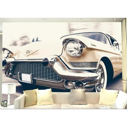 3d room wallpaper custom non-woven wall sticker 3d room TV setting wall luxury car painting photo 3d wall murals wallpaper
