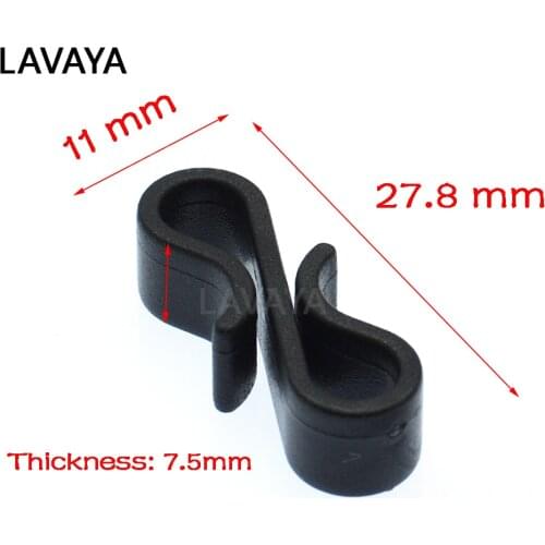 Black Plastic Buckle HardwareBelt Webbing Clip For Backpack Strap Tactical Bag Parts Accessories