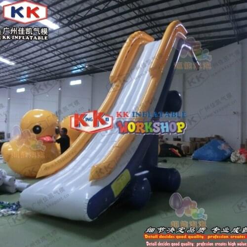 KK Factory Inflatable Dock Slide/ boat use Inflatable slide/ yacht water slide for sale