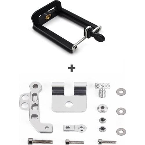 FPV monitor Mobile Phone HolderDisplay mounting Bracket Support Clip DJI Frsky FS-I6 JR Futaba JR Radiolink AT9 RC Transmitter