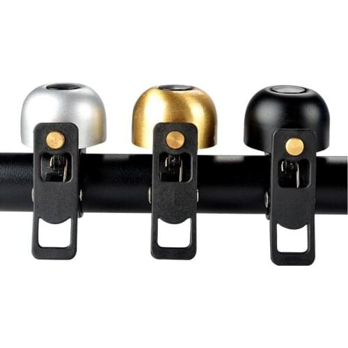 Retro Bell Rings Cycling Rings Handlebar Metal Ring Black Bike Bell Horn Sound Alarm Bicycle Accessory Cycling Protective Bell