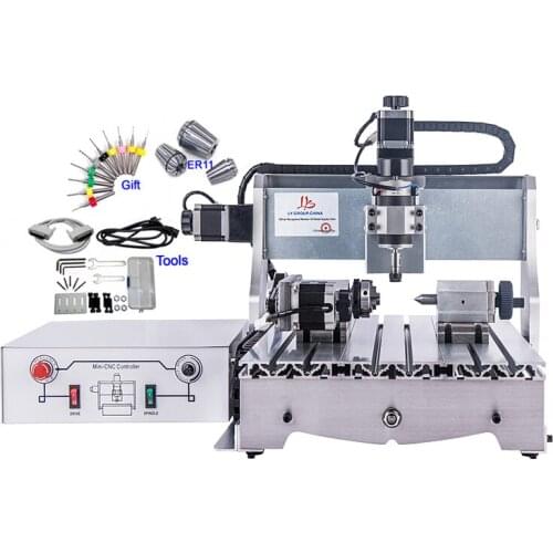 3020 Mini CNC Router 300W 3 axis CNC Spindle PCB CNC Milling Machine for 30*20cm Woodworking