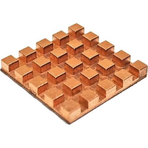 Pure Copper Mini Ultra thin heat Sink Memory RAM Cooling For VGA DDR MOS GPU IC Chipset Radiator Cooler Heatsink 17x17x2/3/4mm