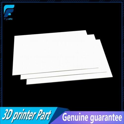 4pcs/lot 3mm thickness 3D Printer Heating Bed Block Insulation Cotton For Creator Pro /Dreamer 3D Printer -232*154*3mm