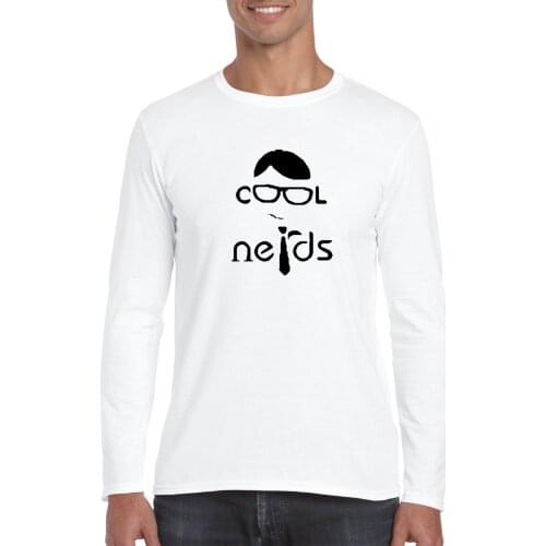 TARCHIA 2021 New Tee Long Sleeve Fun Autumn Print Shirts Cool Neids Homme Slim Fit Brand Mens T-Shirts New Cotton Tops Men