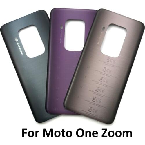 New Battery Back Cover Glass Rear Door Replacement Housing With Side Key For Moto Z2 Play / Z2 Force