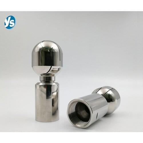 YS Quality 19251 Internal Thread Rotary Cleaning Ball, Tank Cleaning Nozzle CIP Nozzle, 19251 Rotating Tank Washing Nozzle