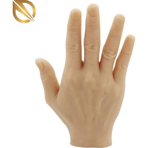 Silicone Tattoo Practice Fake Hand Tattoo Hand Practice Skin Dummy Fake Tattoo Skin for Tattoo Artist and Beginner Tattoo Supply