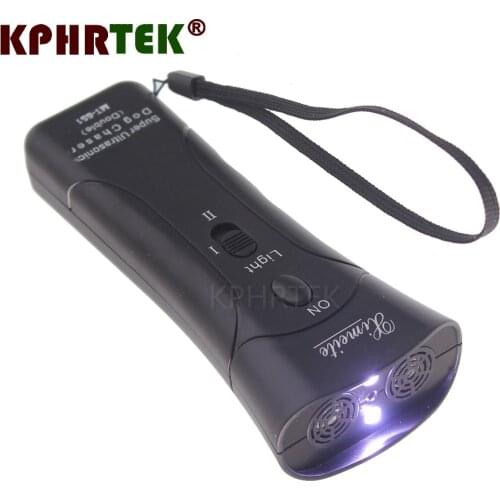 Ultrasonic Dog Chaser Stop Aggressive Animal Attacks Repeller With Flashlight GL 41315180901