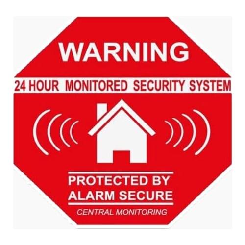 Hot Sell GPS Warning Car Sticker Vinyl Car Window Accessories Decorative Waterproof PVC 11cm*11cm