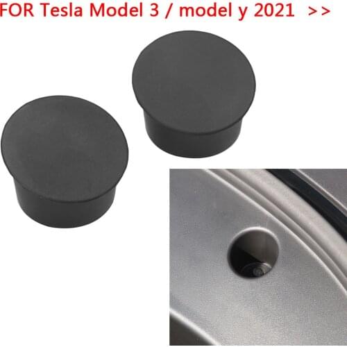 2PCS Front Trunk Storage Box Screw Protection Cover for Tesla Model 3 2021 Car Styling Modification Accessories