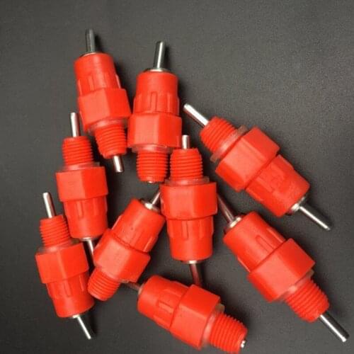 20 pcs 8 mm Chicken Ball drinking Automatic drinking Chicken Waterer Stainless steel Nipple drinkers for chickens bird feeder