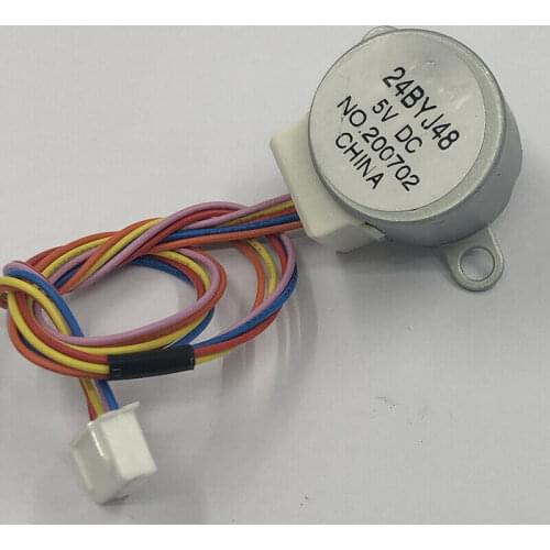24BYJ48 4-Phase 5-Wire DC 5V Gear Stepper Reduction Stepping Motor Reduction Ratio 64:1 for Single Chip Microcomputer
