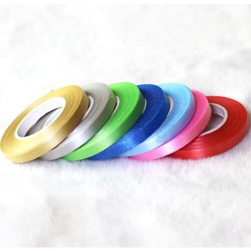 6Pcs/lot 5mm*10m Balloon Rope Foil Balloons Plastic Ribbon Riband String Baby Shower Supplies Wedding Birthday Party Decoration