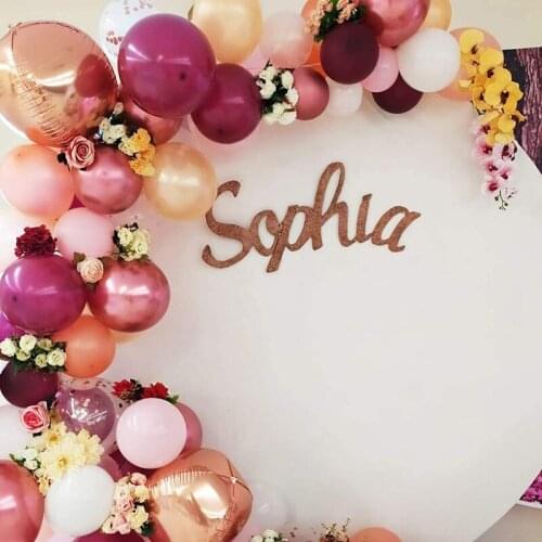 62pcs/set Rose Gold Burgundy Balloons Garland Arch Kit Confetti Balon Birthday Baby Shower Wedding Anniversary Party Decoration