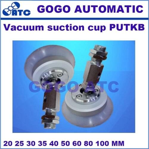 Robot accessories Vacuum suction cup PUTKB 20-100 mm Tilt 30 45 degrees Flat swing vacuum chuck screw rotary suction cup